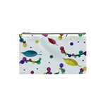 Abstract floral design Cosmetic Bag (Small) 