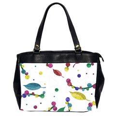 Abstract floral design Office Handbags (2 Sides)  from ArtsNow.com Front