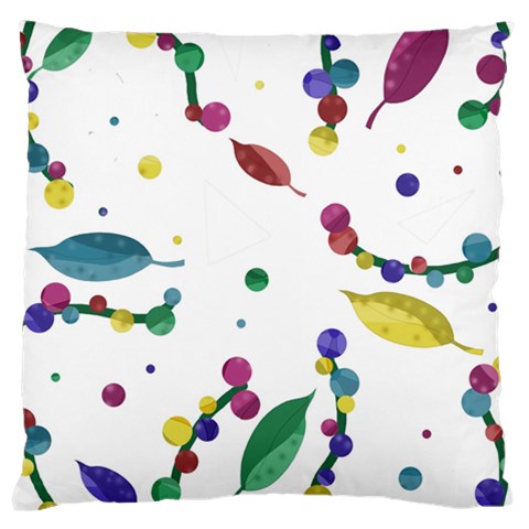 Abstract floral design Large Cushion Case (One Side) from ArtsNow.com Front