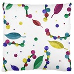 Abstract floral design Large Cushion Case (Two Sides)