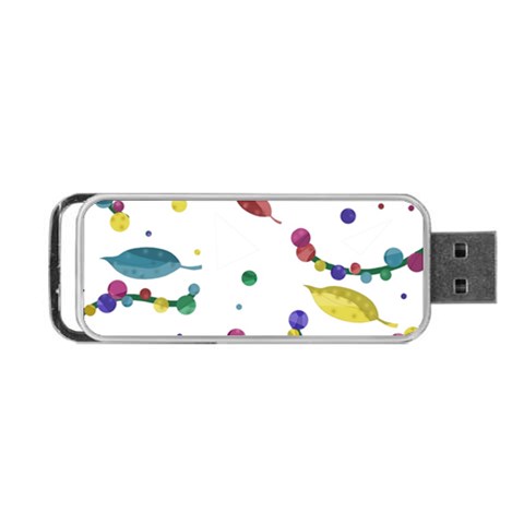 Abstract floral design Portable USB Flash (One Side) from ArtsNow.com Front