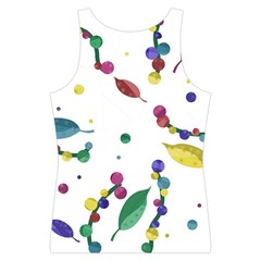 Abstract floral design Women s Sport Tank Top  from ArtsNow.com Back