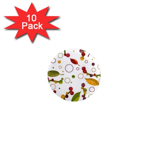 Adorable floral design 1  Mini Magnet (10 pack)  from ArtsNow.com Front