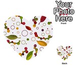 Adorable floral design Multi-purpose Cards (Heart) 
