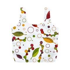 Adorable floral design Full Print Recycle Bags (M)  from ArtsNow.com Back