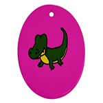 Crocodile Ornament (Oval) 
