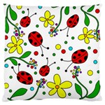 Ladybugs Standard Flano Cushion Case (Two Sides)