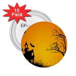 Day Halloween Night 2.25  Buttons (10 pack) 