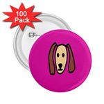 Face Dog 2.25  Buttons (100 pack) 