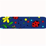 Ladybugs - blue Large Bar Mats