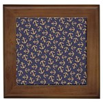 Anchor Ship Framed Tiles