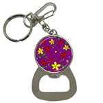 Ladybugs - purple Button Necklaces