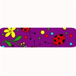 Ladybugs - purple Large Bar Mats