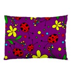 Ladybugs - purple Pillow Case (Two Sides)