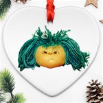 Angry Girl Doll Ornament (Heart) 