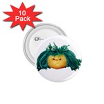 Angry Girl Doll 1.75  Buttons (10 pack)