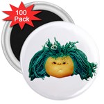 Angry Girl Doll 3  Magnets (100 pack)