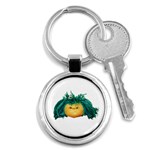 Angry Girl Doll Key Chains (Round) 