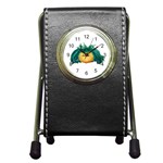 Angry Girl Doll Pen Holder Desk Clocks