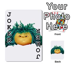 Angry Girl Doll Playing Cards 54 Designs  from ArtsNow.com Front - Joker1