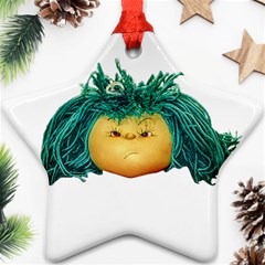 Angry Girl Doll Star Ornament (Two Sides)  from ArtsNow.com Front