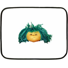 Angry Girl Doll Double Sided Fleece Blanket (Mini)  from ArtsNow.com 35 x27  Blanket Back