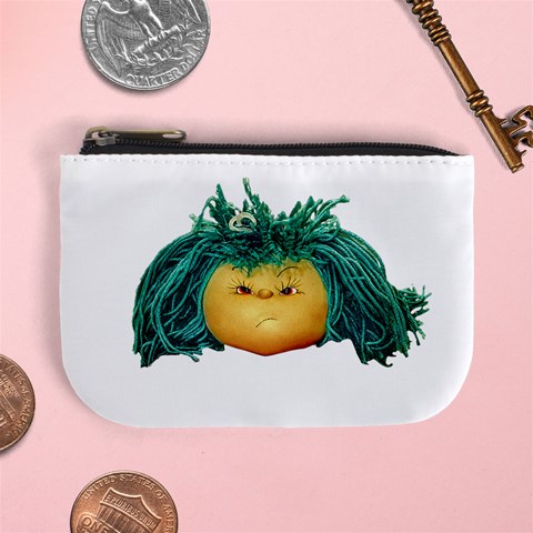 Angry Girl Doll Mini Coin Purses from ArtsNow.com Front