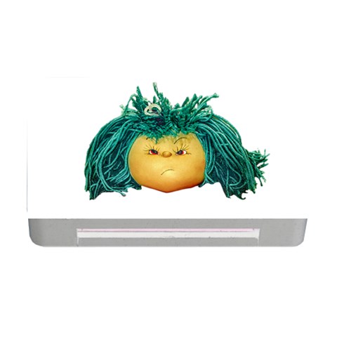Angry Girl Doll Memory Card Reader with CF from ArtsNow.com Front
