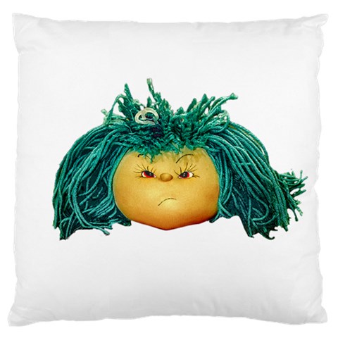 Angry Girl Doll Large Cushion Case (Two Sides) from ArtsNow.com Front