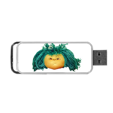 Angry Girl Doll Portable USB Flash (One Side) from ArtsNow.com Front