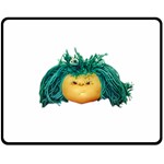 Angry Girl Doll Double Sided Fleece Blanket (Medium) 