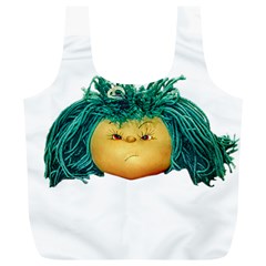 Angry Girl Doll Full Print Recycle Bags (L)  from ArtsNow.com Back