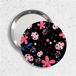 Pink ladybugs and flowers  2.25  Handbag Mirrors