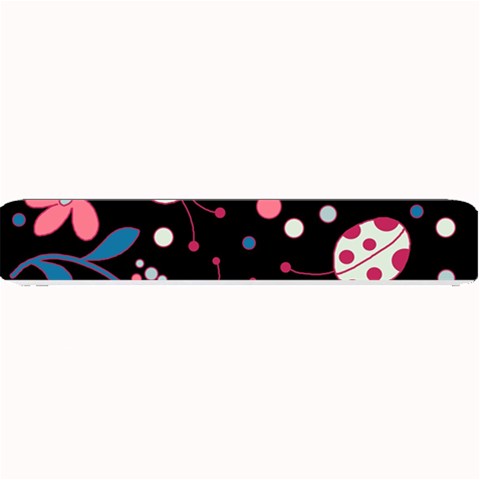 Pink ladybugs and flowers  Small Bar Mats from ArtsNow.com 24 x4  Bar Mat