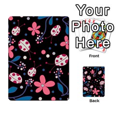 Pink ladybugs and flowers  Multi Back 7