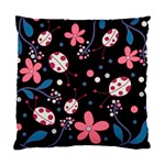 Pink ladybugs and flowers  Standard Cushion Case (One Side)