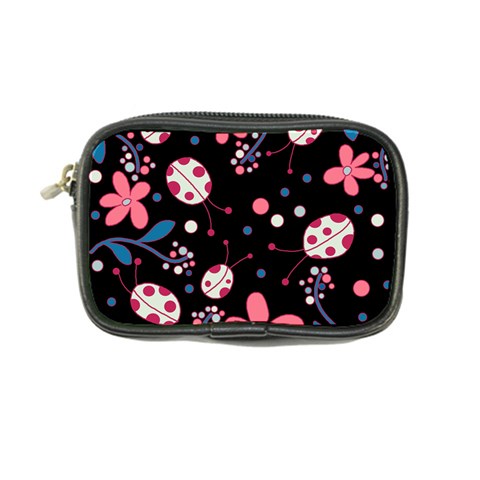Pink ladybugs and flowers  Coin Purse from ArtsNow.com Front