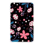 Pink ladybugs and flowers  Memory Card Reader