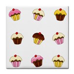 Colorful cupcakes  Tile Coasters