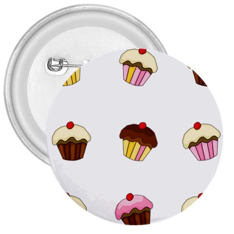 Colorful cupcakes  3  Buttons from ArtsNow.com Front
