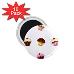 Colorful cupcakes  1.75  Magnets (10 pack) 