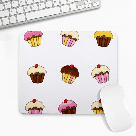 Colorful cupcakes  Large Mousepads from ArtsNow.com Front