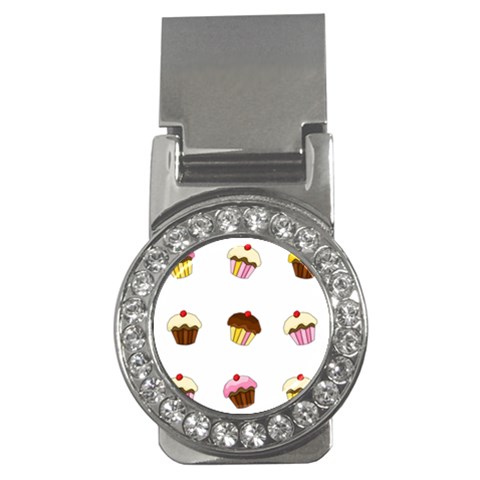 Colorful cupcakes  Money Clips (CZ)  from ArtsNow.com Front