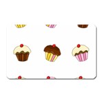 Colorful cupcakes  Magnet (Rectangular)