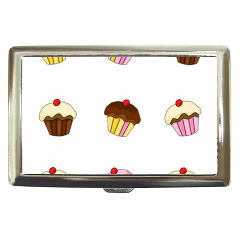 Colorful cupcakes  Cigarette Money Cases from ArtsNow.com Front