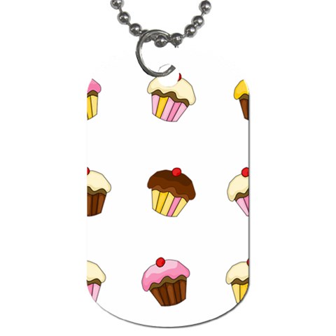 Colorful cupcakes  Dog Tag (Two Sides) from ArtsNow.com Front