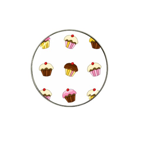 Colorful cupcakes  Hat Clip Ball Marker (10 pack) from ArtsNow.com Front