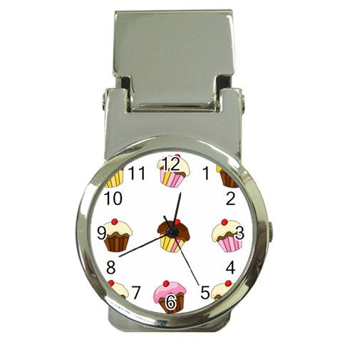 Colorful cupcakes  Money Clip Watches from ArtsNow.com Front