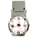 Colorful cupcakes  Money Clip Watches