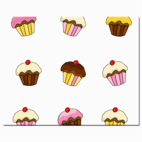 Colorful cupcakes  Mini Button Earrings from ArtsNow.com Front